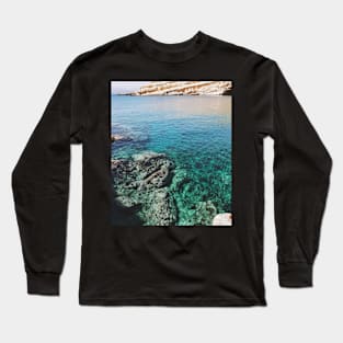 Blue Sea Crete Long Sleeve T-Shirt